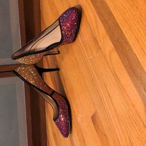 Ombre Rhinestoned Pumps by I.N.C.